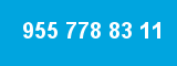 955 778 83 11